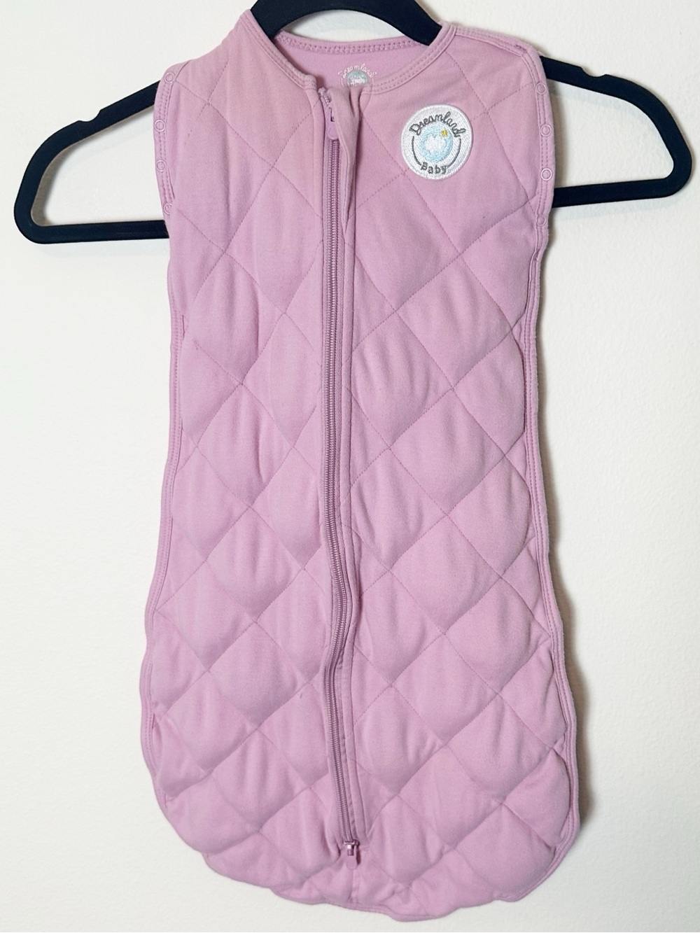 Dreamland Baby Sleep Swaddle Misty Mauve Pink 0-6 Months